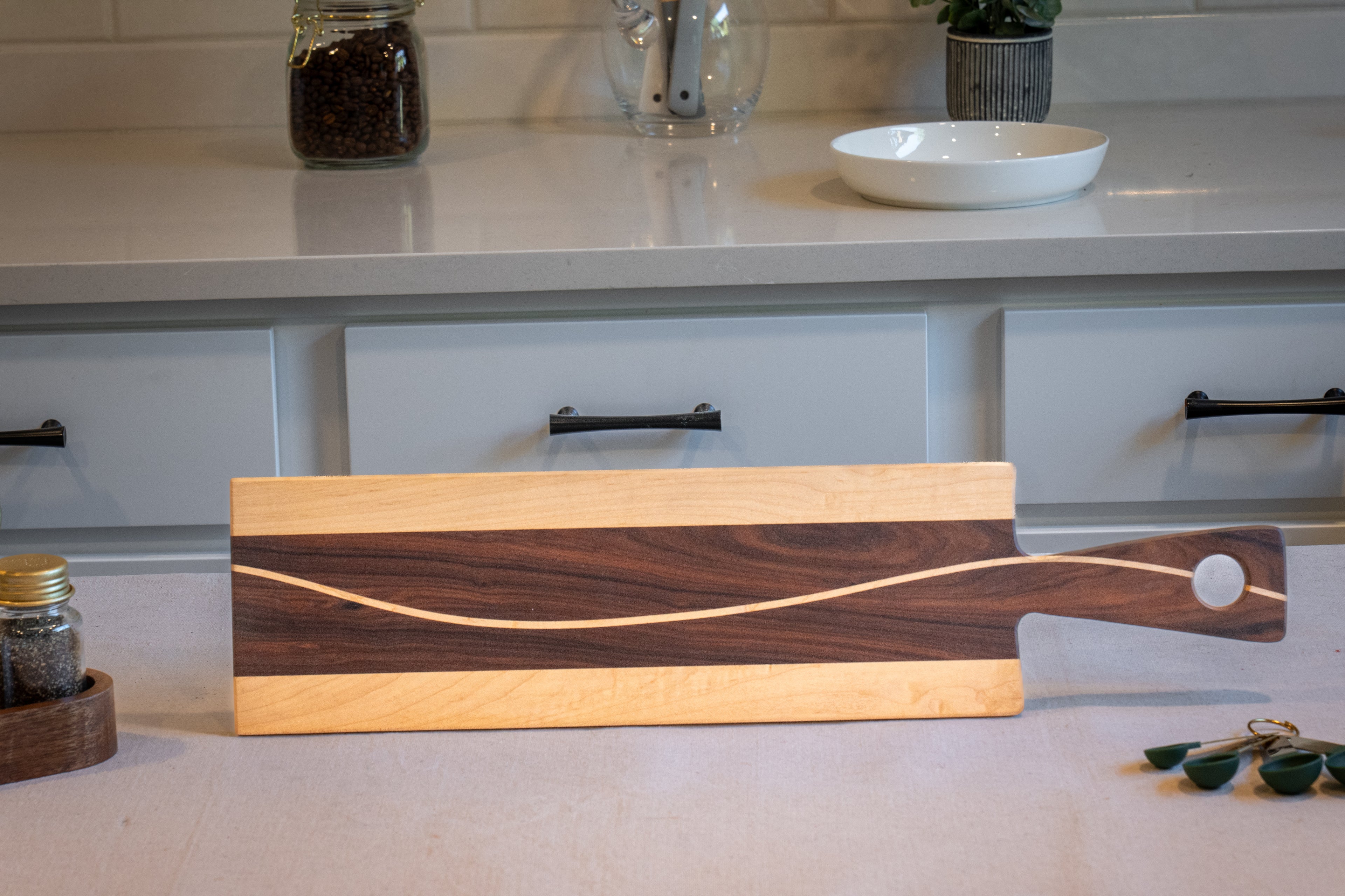 Wenge And Maple Serving Tray