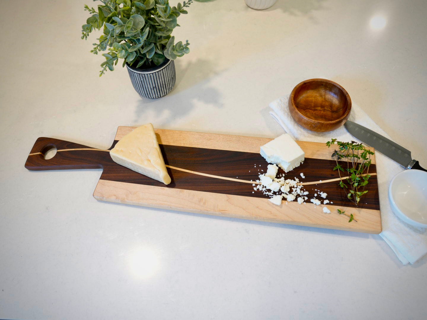 Wenge And Maple Serving Tray