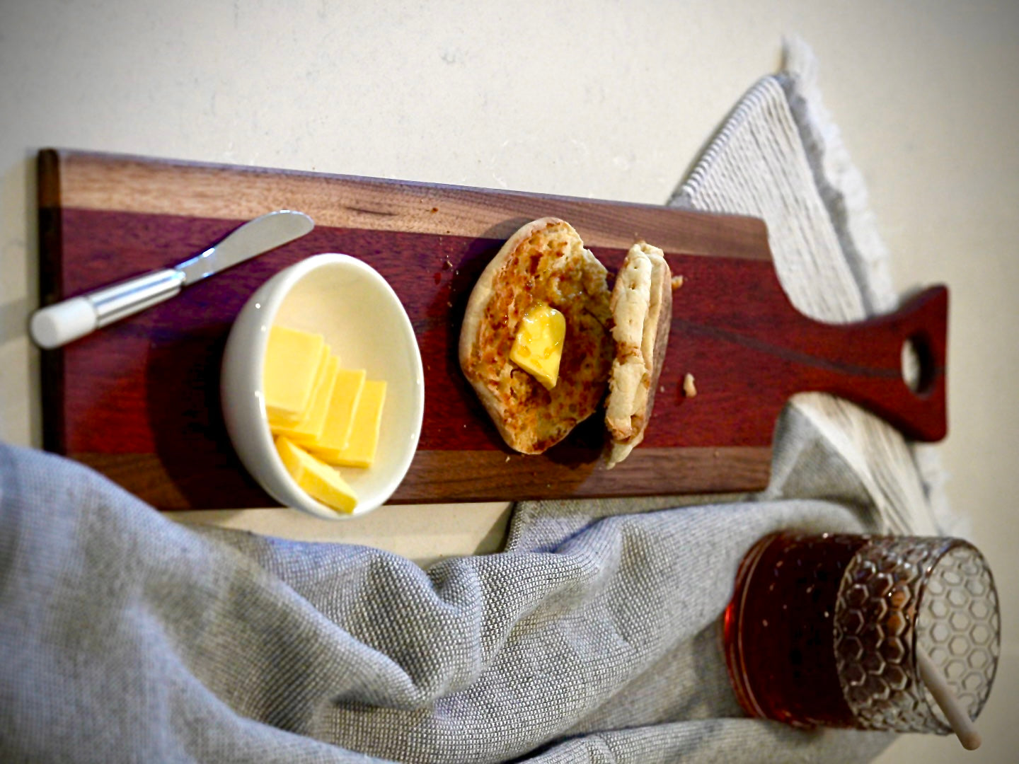 Walnut, Padauk, Purple Heart Serving Tray